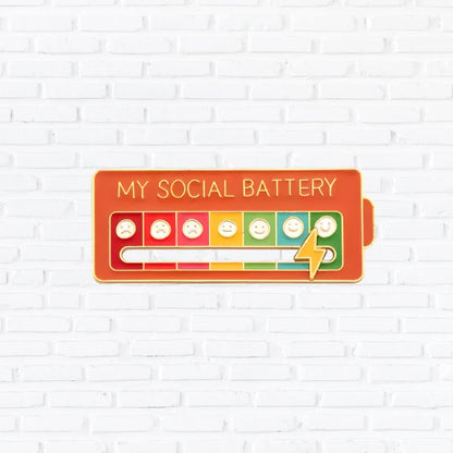 VibeMeter™ Social Battery Pin