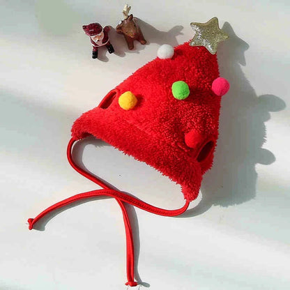 Holiday pet hat and scarf set 6