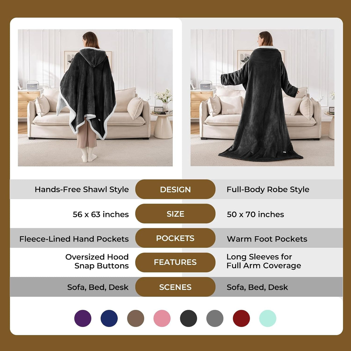 Heated Wearable Blanket