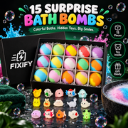 FIXIFY 15 Surprise Kids Bath Bombs