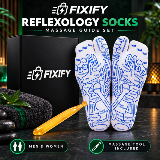 FIXIFY Reflexology Socks and massage tool premium product image