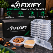 FIXIFY Reusable Snack Containers premium product image