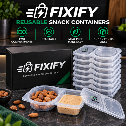 FIXIFY Reusable Snack Containers premium product image
